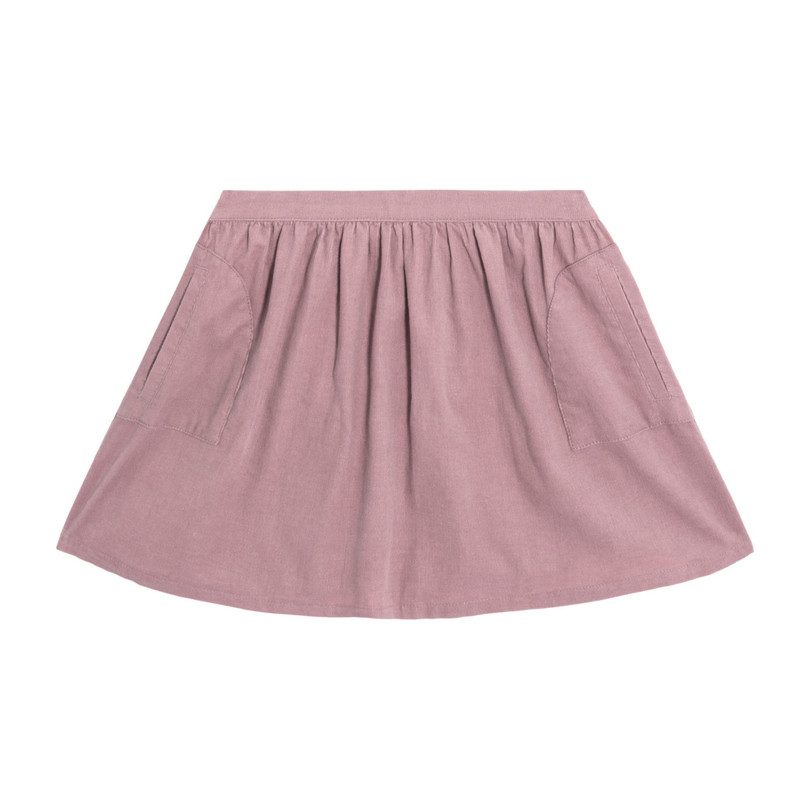 Cassie Corduroy Skirt, Dusty Pink Cassie Corduroy Skirt, Dusty Pink