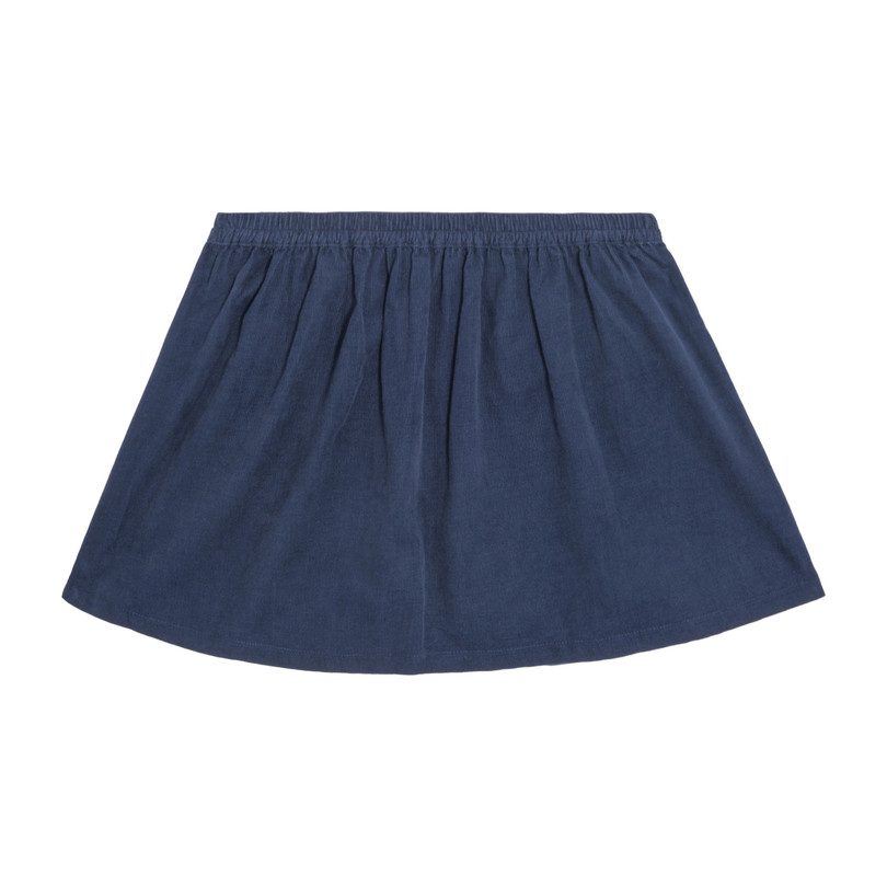 Cassie Corduroy Skirt, Navy - Skirts - Maisonette