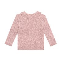 Quinn Lacey Collared Sweater, Dusty Rose