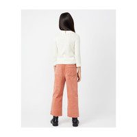 Quinn Lacey Collared Sweater, Cream