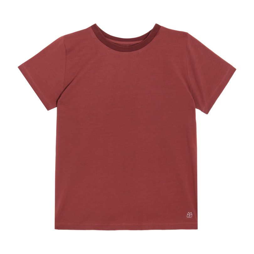 Bailey Short Sleeve Tee, Dusty Red Bailey Short Sleeve Tee, Dusty Red