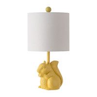 Sunny Squirrel Lamp, Yellow