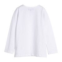 Drew Long Sleeve Pocket Tee, White
