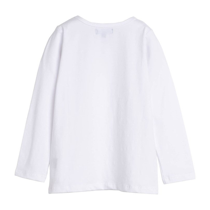 Drew Long Sleeve Pocket Tee, White Drew Long Sleeve Pocket Tee, White