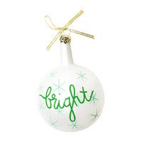 Christmas Sprits Bright Ornament, Mint Star