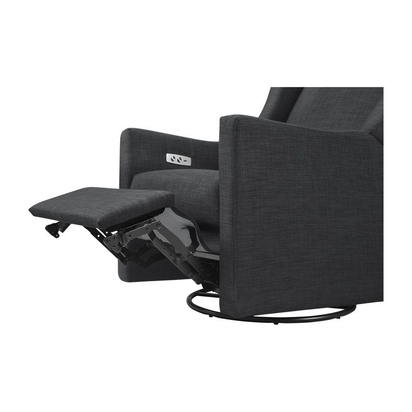 babyletto kiwi swivel electronic recliner