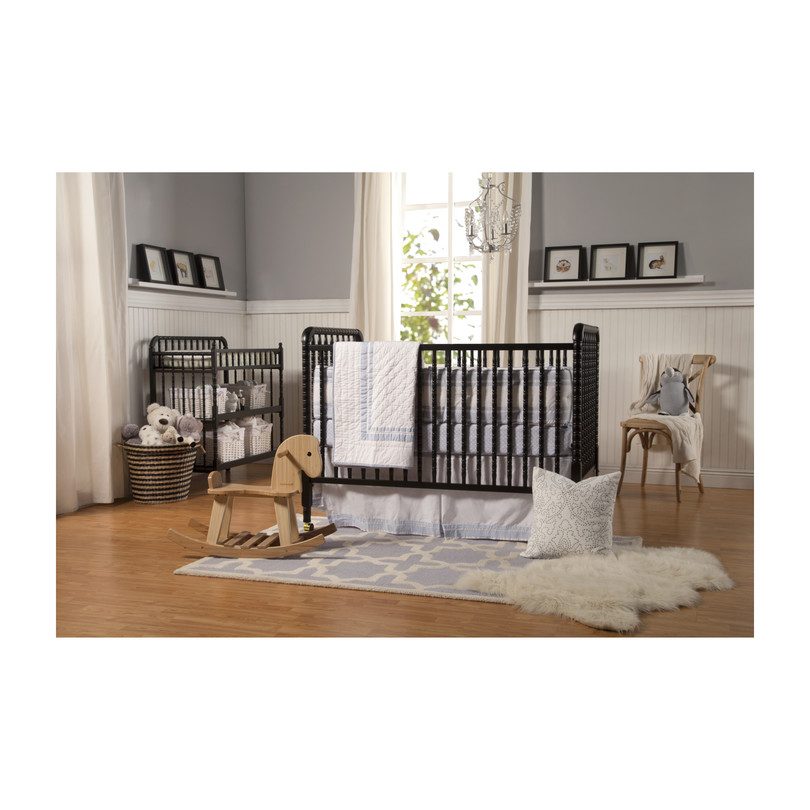 Jenny Lind Changing Table, Ebony Dressers & Changing Tables