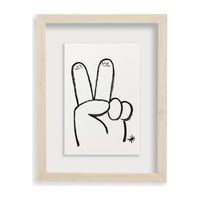 Peace Sign, 9" x 12"