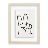 Peace Sign, 9" x 12"