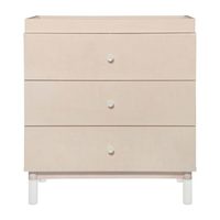 Gelato 3-Drawer Changer Dresser with Removable Changing Tray, Natural