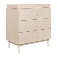 Gelato 3-Drawer Changer Dresser with Removable Changing Tray, Natural