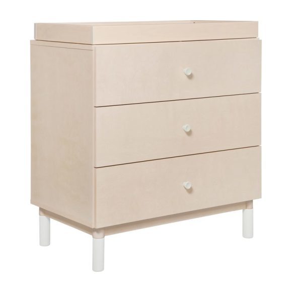 Gelato 3-Drawer Changer Dresser with Removable Changing Tray, Natural Gelato 3-Drawer Changer Dresser with Removable Changing Tray, Natural