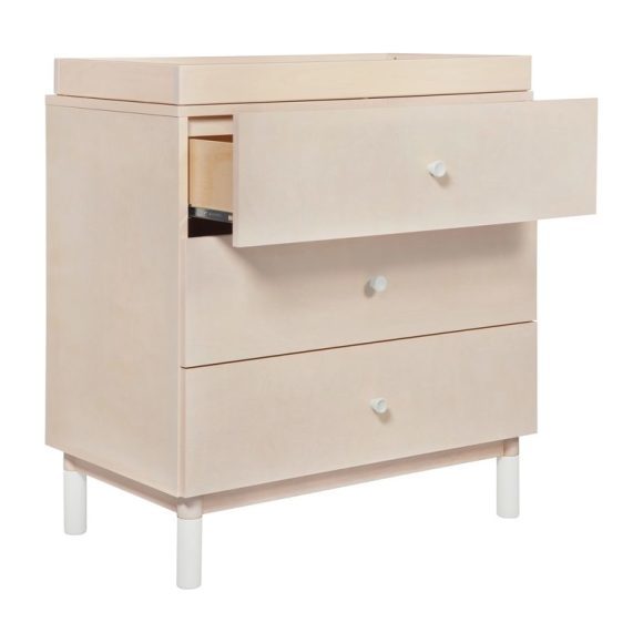 Gelato 3-Drawer Changer Dresser with Removable Changing Tray, Natural Gelato 3-Drawer Changer Dresser with Removable Changing Tray, Natural