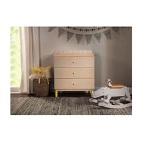 Gelato 3-Drawer Changer Dresser with Removable Changing Tray, Natural