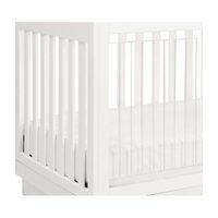 Harlow Acrylic 3 In 1 Convertible Crib With Toddler Bed Conversion