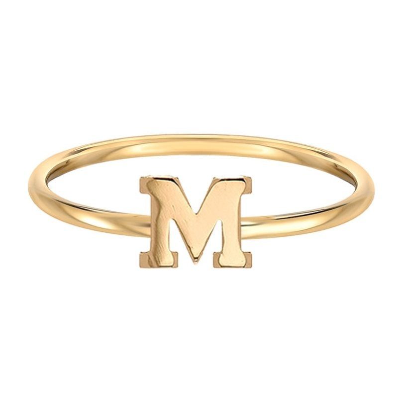 14k Gold Initial Ring 14k Gold Initial Ring