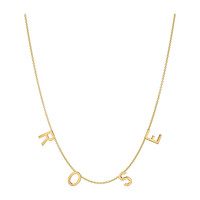 14k Gold Space Necklace