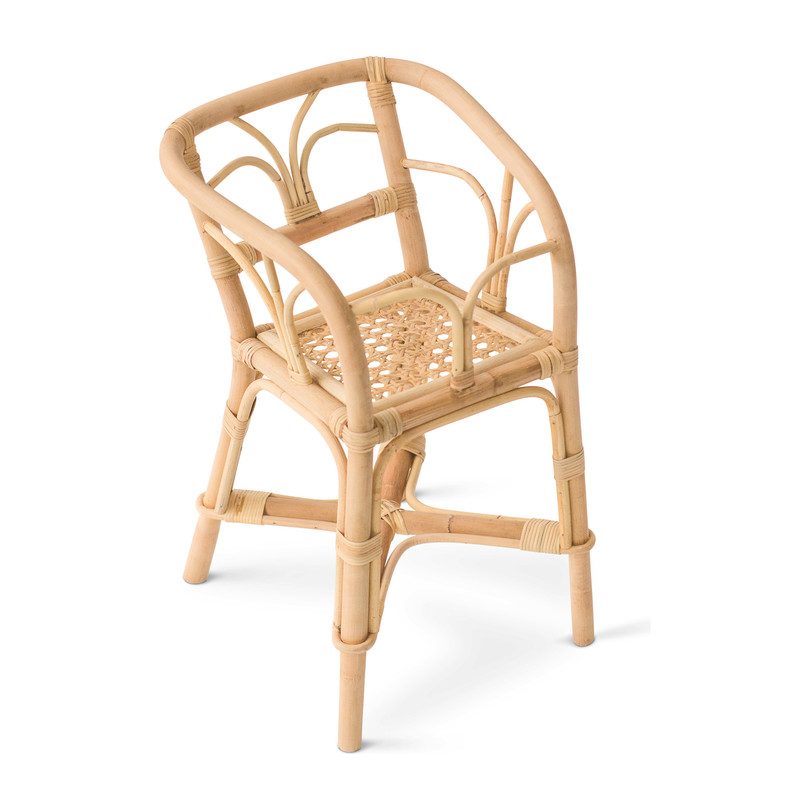 wicker doll high chair