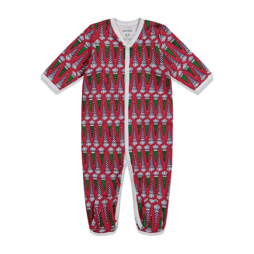 *Exclusive* Jolly St. Nick Infant Pajamas, Red *Exclusive* Jolly St. Nick Infant Pajamas, Red