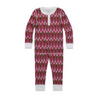 *Exclusive* Kids Jolly St. Nick Pajama Set, Red