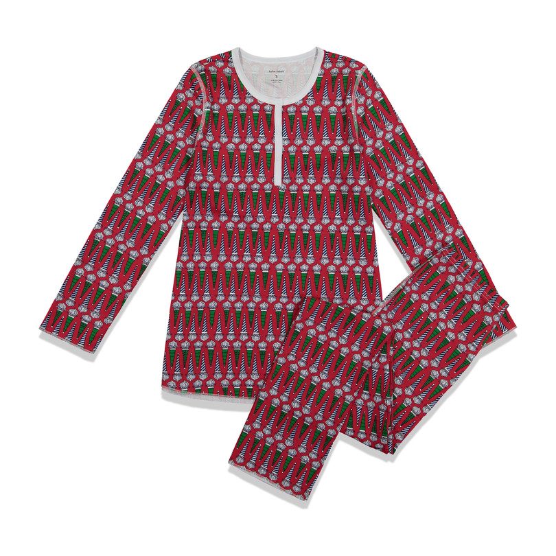 *Exclusive* Women's Jolly St. Nick Pajama Set, Red *Exclusive* Women's Jolly St. Nick Pajama Set, Red