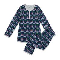 *Exclusive* Women's Jolly St. Nick Pajama Set, Blue
