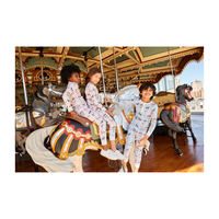 *Exclusive* Kids Carousel Pajama Set, Popcorn