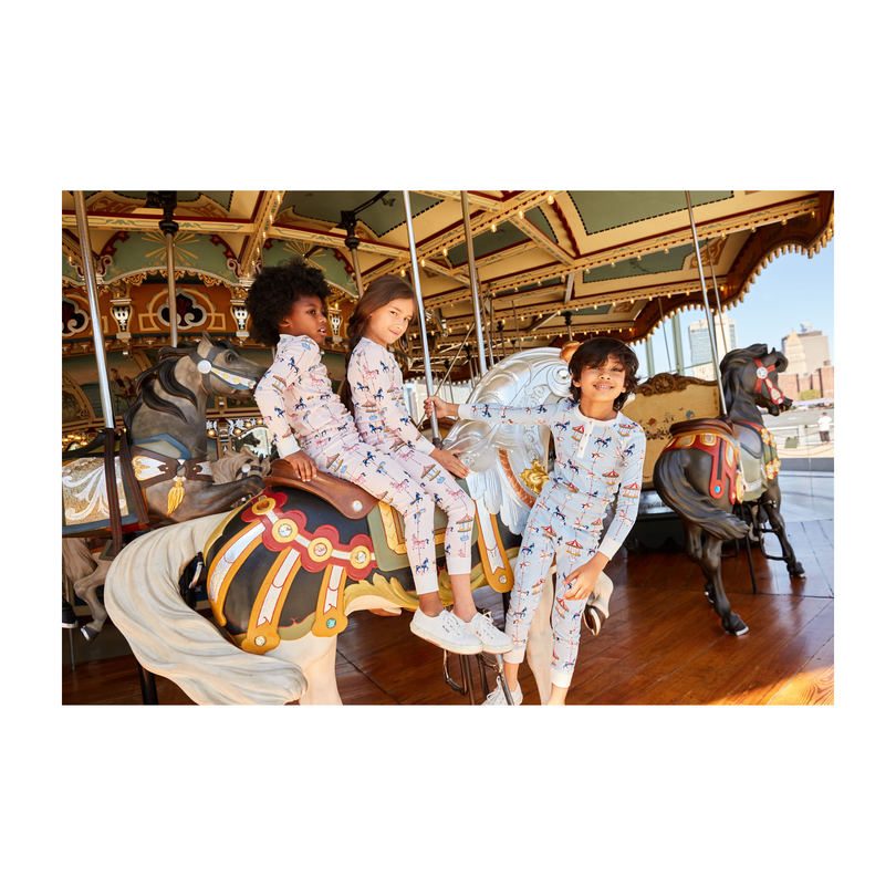 *Exclusive* Kids Carousel Pajama Set, Popcorn *Exclusive* Kids Carousel Pajama Set, Popcorn