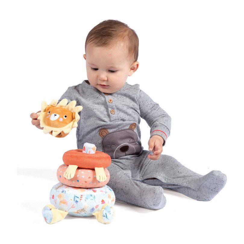 Safari Lion Plush Stacker Infant Development
