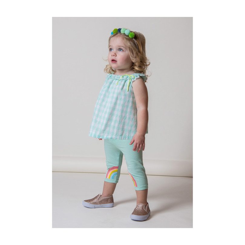 Ruffle Blouse, Check Ruffle Blouse, Check