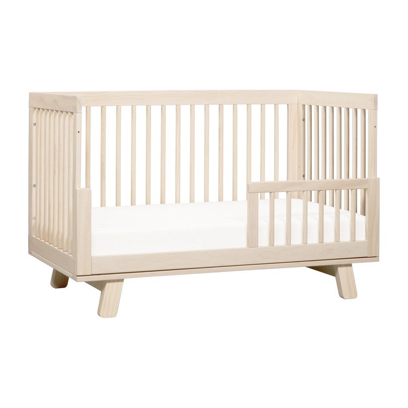 Hudson 3in1 Convertible Crib with Toddler Bed Conversion Kit, Natural