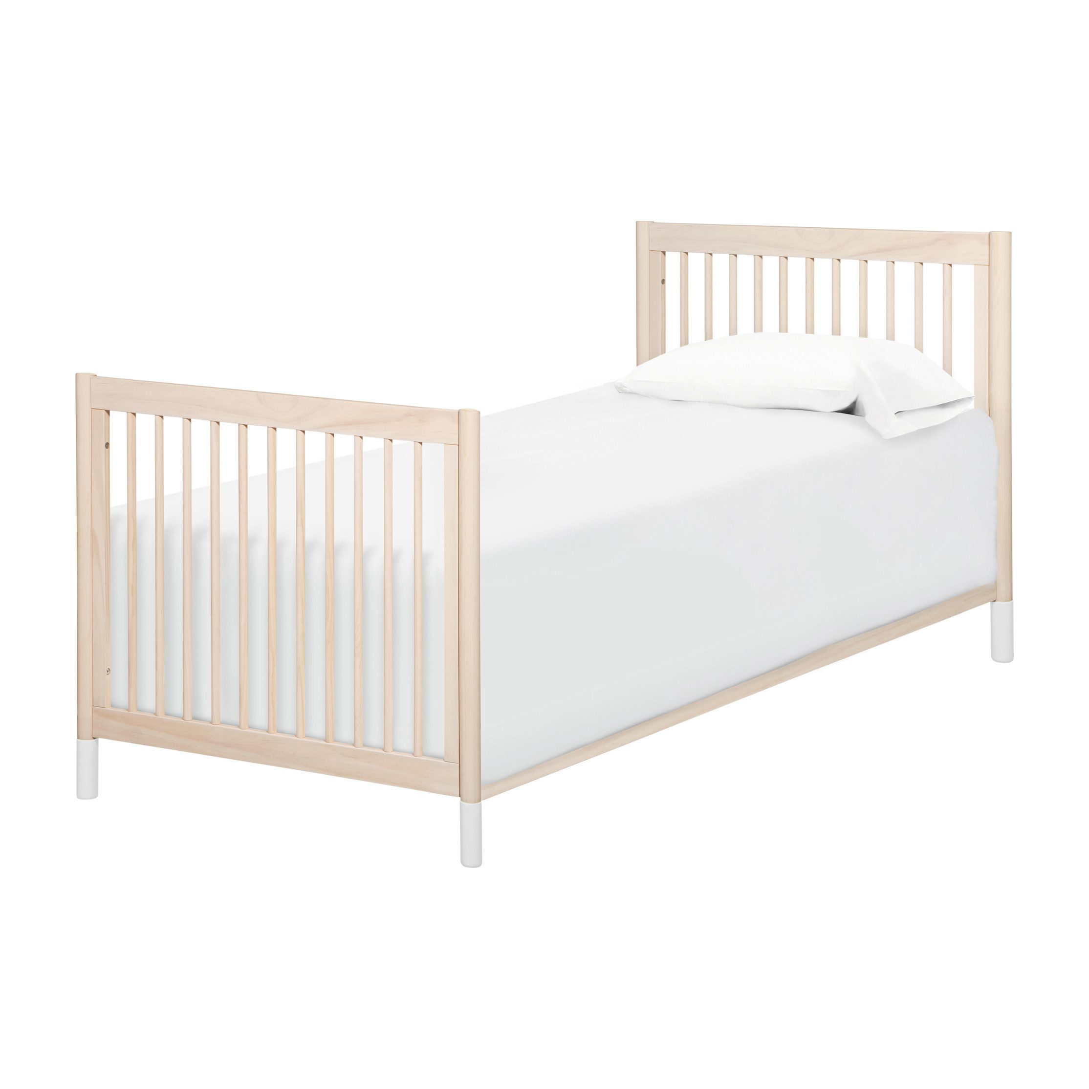 Gelato 2in1 Mini Crib, Washed Natural/White Cribs &