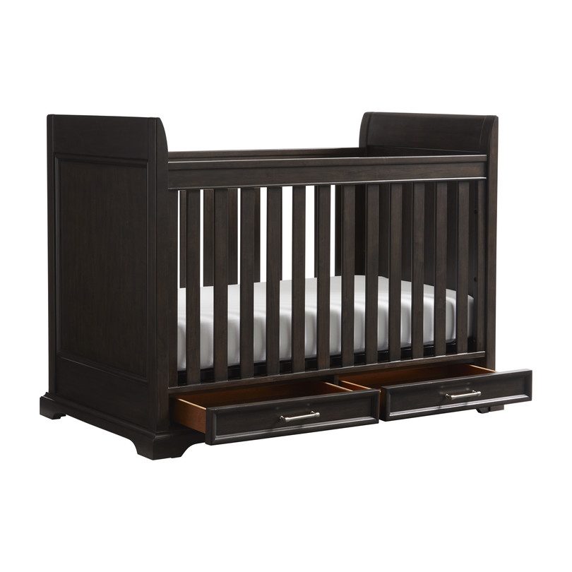 Chelsea Square Stationary Crib, Raisin Chelsea Square Stationary Crib, Raisin