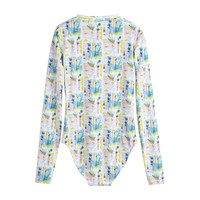 *Exclusive* Women's Mila Long Sleeve One Piece, Sol Fruit
