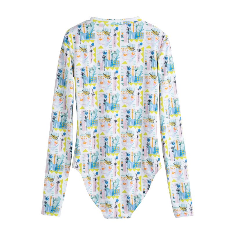 *Exclusive* Women's Mila Long Sleeve One Piece, Sol Fruit *Exclusive* Women's Mila Long Sleeve One Piece, Sol Fruit