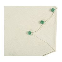 Bubbly Baby Blanket, Natural/Green