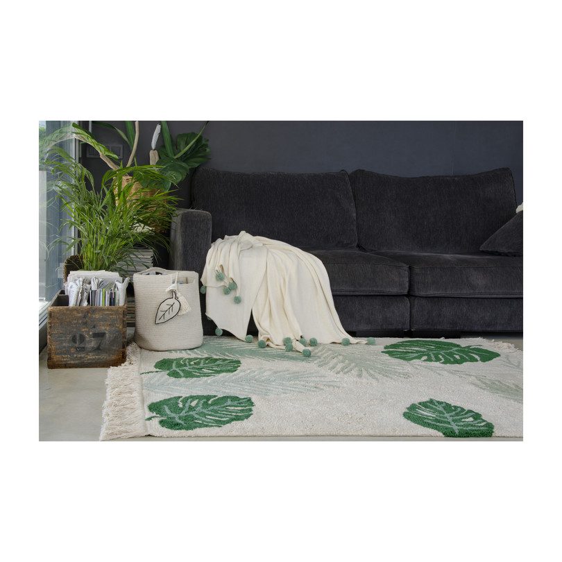 Bubbly Baby Blanket, Natural/Green Bubbly Baby Blanket, Natural/Green