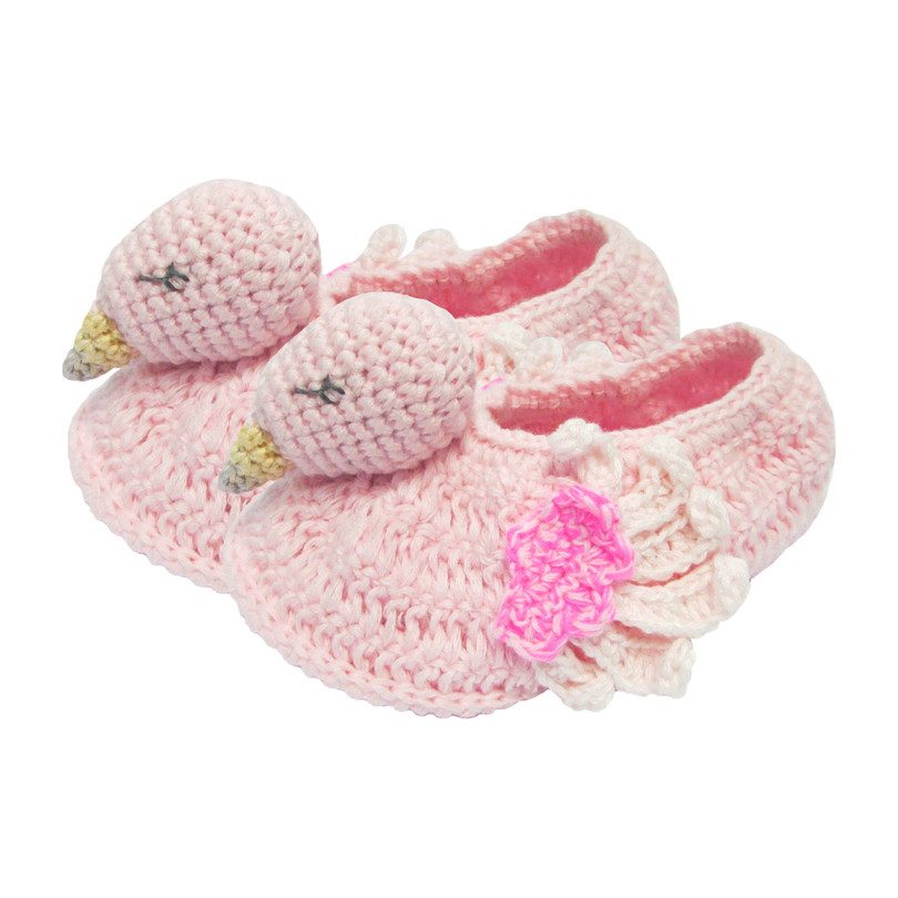 Crochet Flamingo Booties Crochet Flamingo Booties