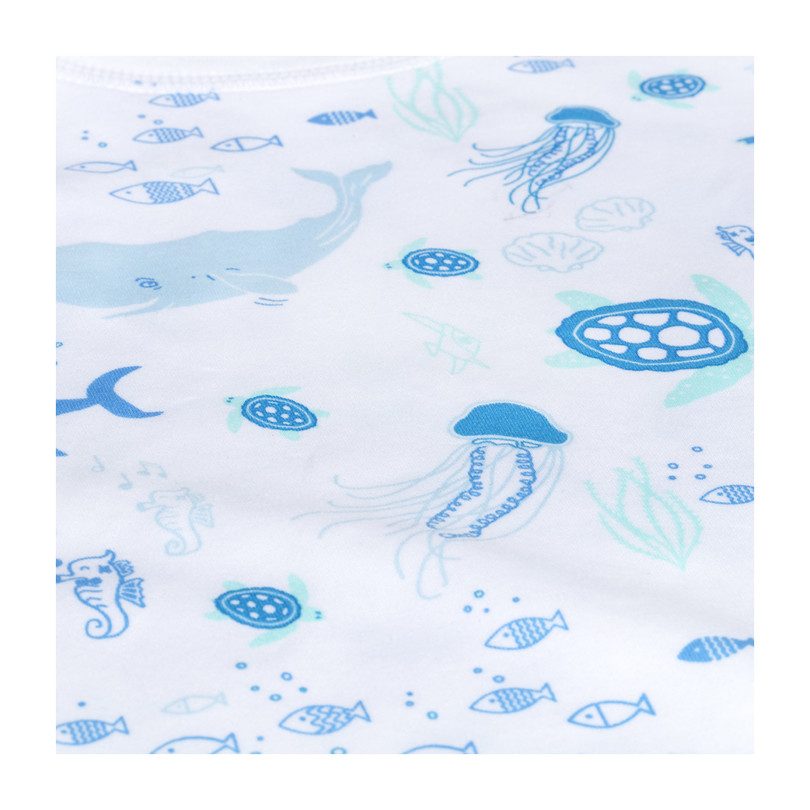 Under the Sea Long Pajamas, Blue - Sleepwear - Maisonette