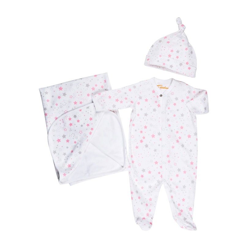 Starry Night Infant Gift Set, Pink Starry Night Infant Gift Set, Pink