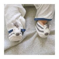 Crochet Zebra Rattle & Booties