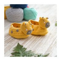 Crochet Giraffe Rattle & Booties
