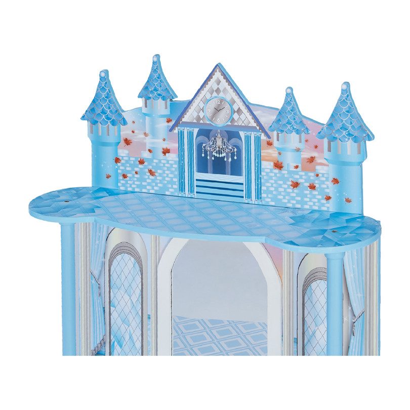 Dreamland Castle Play Vanity Set, White/Ice Blue Dollhouses & Accessories