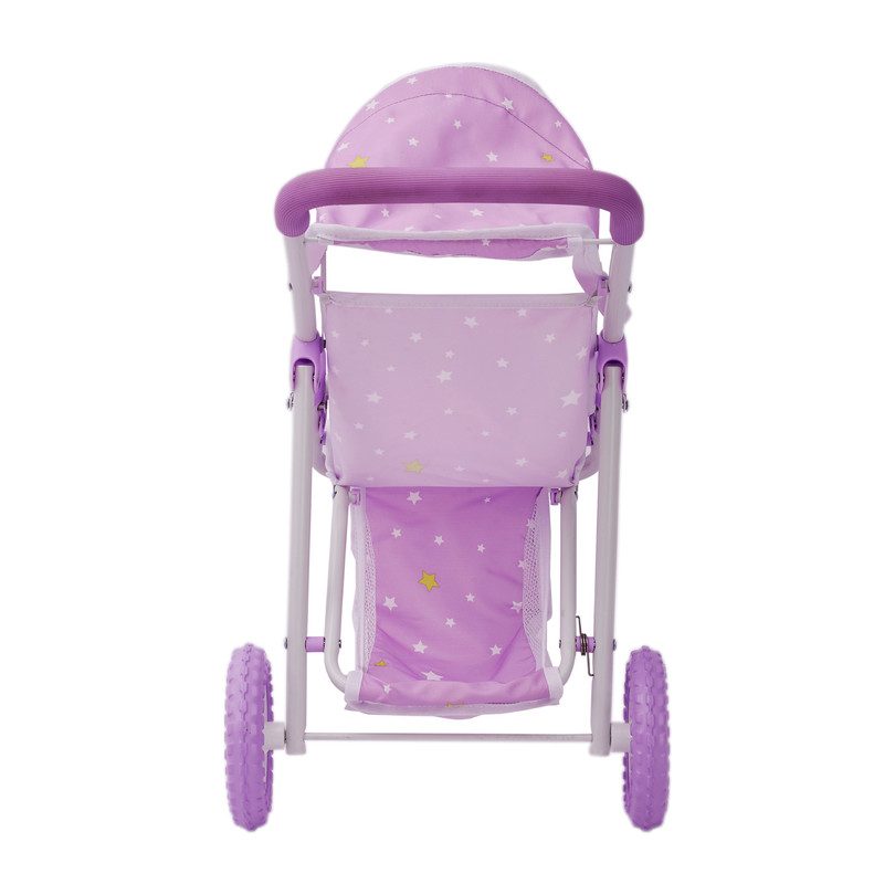 Baby Doll Jogging Stroller, Purple/Stars Dolls & Doll Accessories