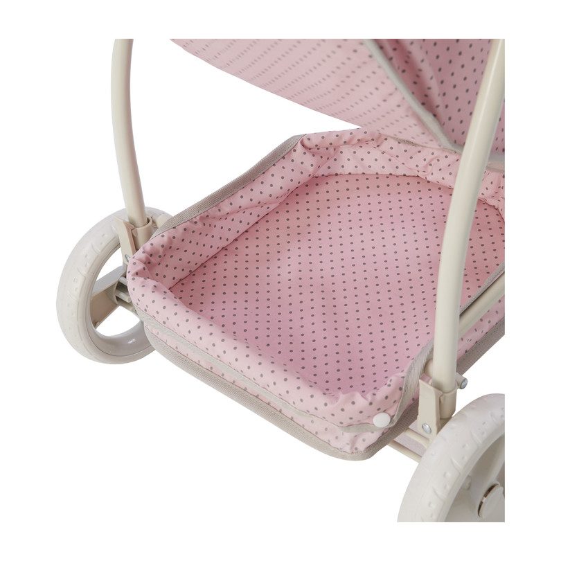 Polka Dots Princess 2-in-1 Baby Doll Stroller, Pink/Grey - Dolls & Doll ...