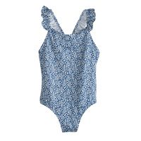 Sydney One Piece Swimsuit, Blue Ditsy Floral