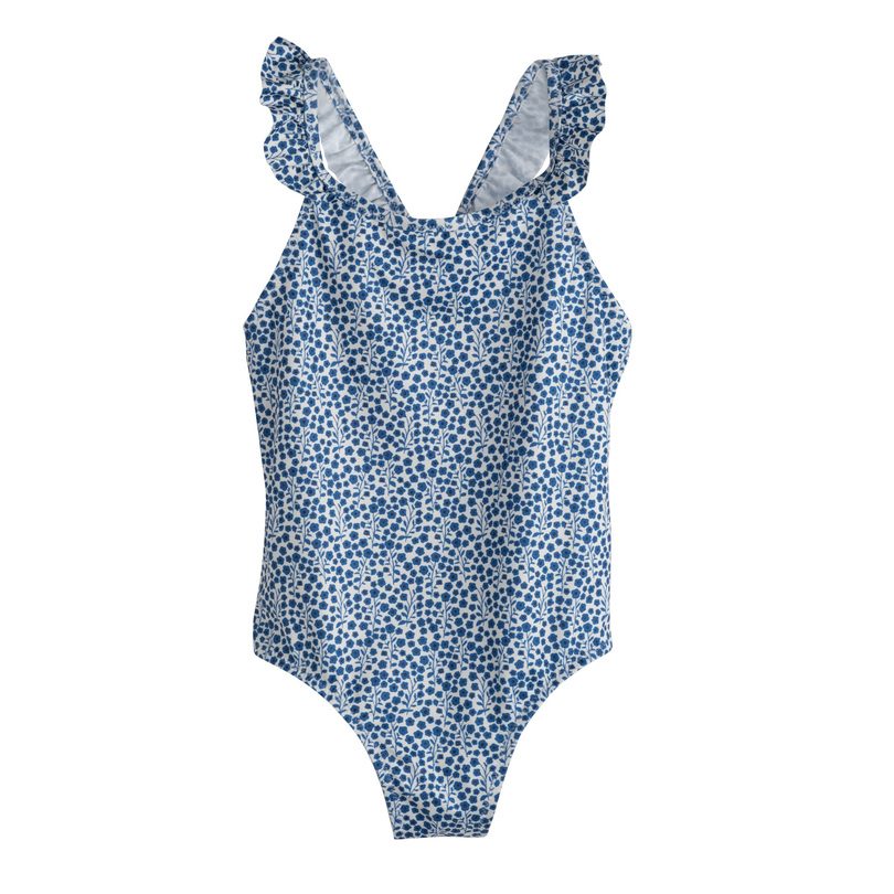 Sydney One Piece Swimsuit, Blue Ditsy Floral Sydney One Piece Swimsuit, Blue Ditsy Floral