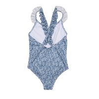 Sydney One Piece Swimsuit, Blue Ditsy Floral