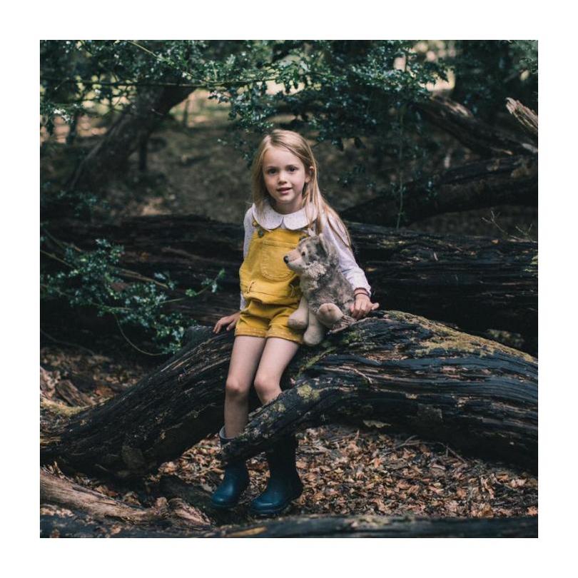 Corduory Short Dungarees, Yellow Corduory Short Dungarees, Yellow