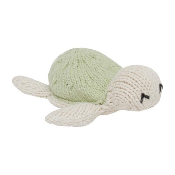 Organic Cotton, Sea Turtle Rattle Organic Cotton, Sea Turtle Rattle